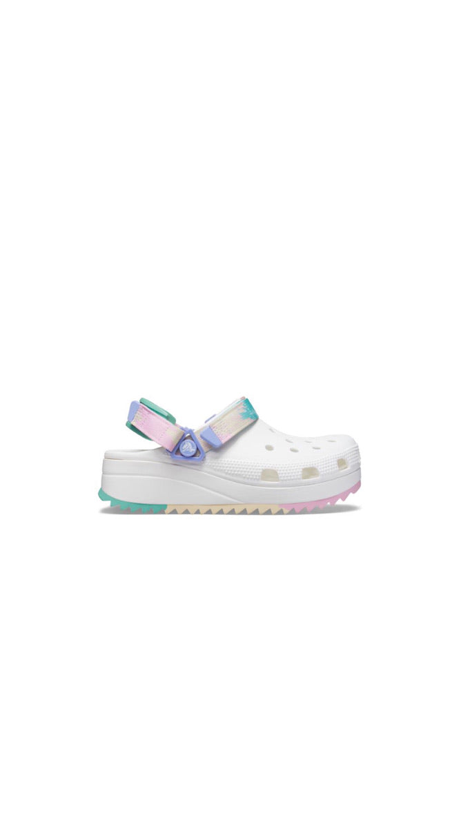 crocs hicker clog blanc colore