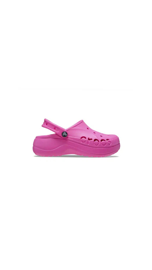 crocs baya platform rose fuchsia